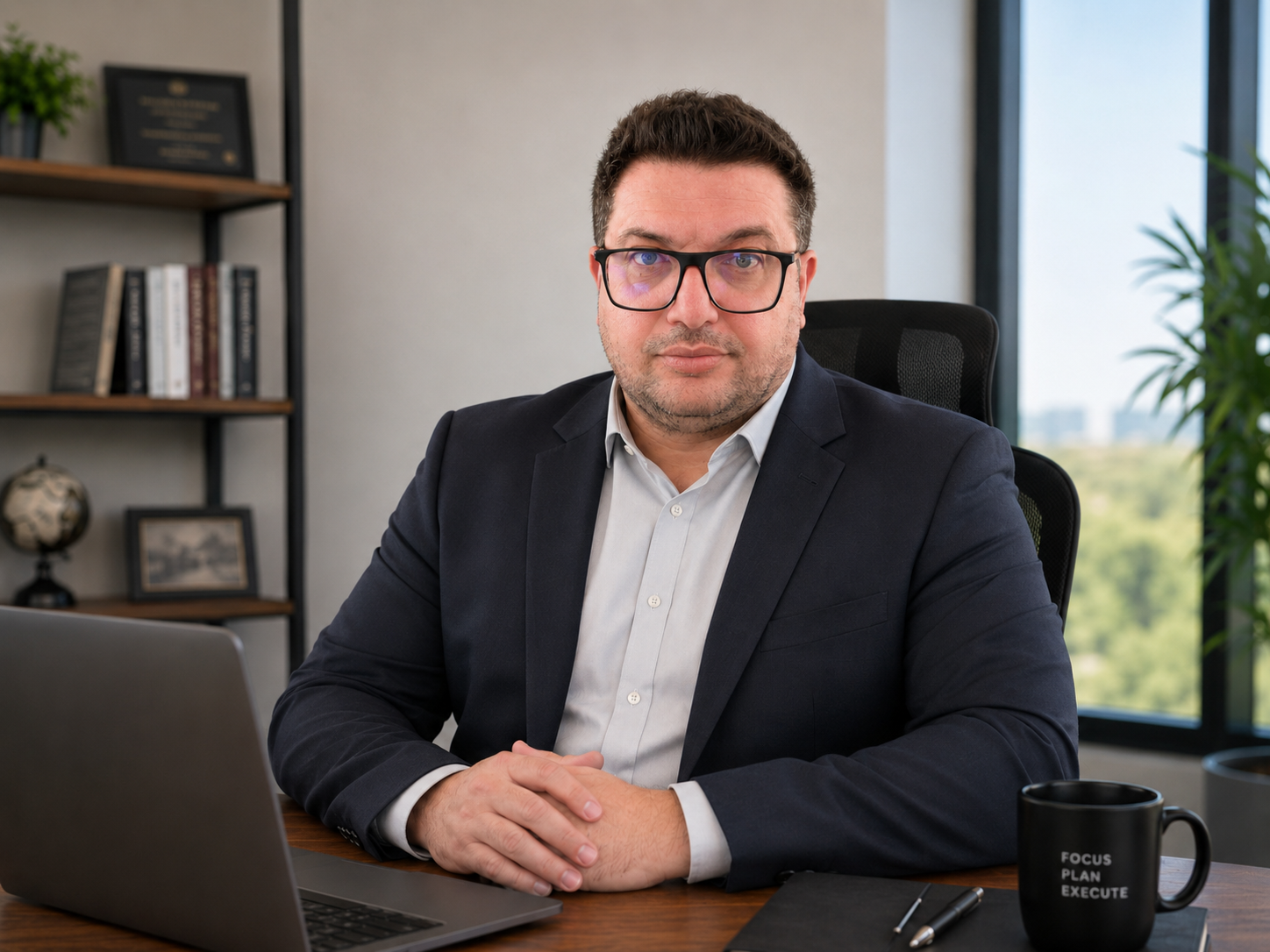 Abdullatif Ashour in a professional office setting
